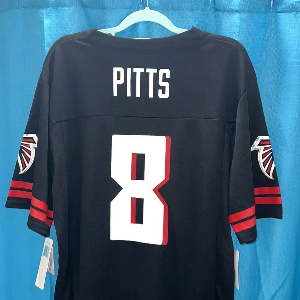 Atlanta Falcons Kyle Pitts Jersey red black white - Picture 5 of 12